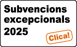 La Secuita. Subvencions excepcionals 2025.